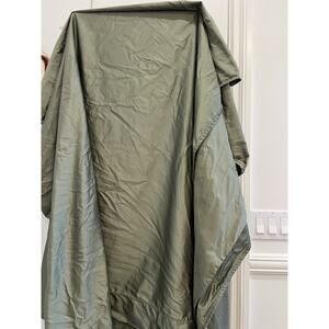 Wamsutta king flat sheet solid Army Green 100% cotton modern traditional